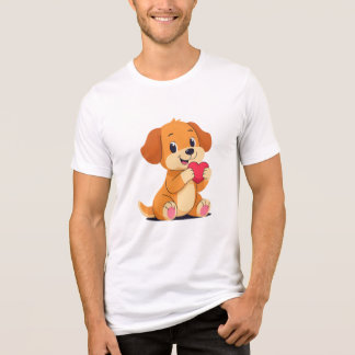 T-shirt En Tri-matière T-Shirt Amoureux des chiens mignon - Dessin de chi