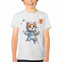 T-Shirt Astronaute Chat de l'Espace – Kitty Cosmiq