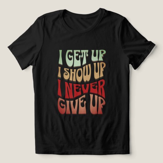 T-shirt En Tri-matière T-shirt auto-motivation (Design Recto)