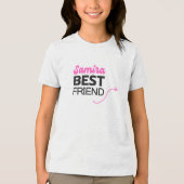 T-shirt En Tri-matière T-shirt Bella+Canvas Jeune Tri-Blend - Soft, Styli (Recto)