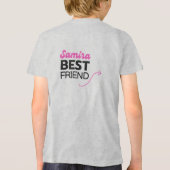 T-shirt En Tri-matière T-shirt Bella+Canvas Jeune Tri-Blend - Soft, Styli (Verso)