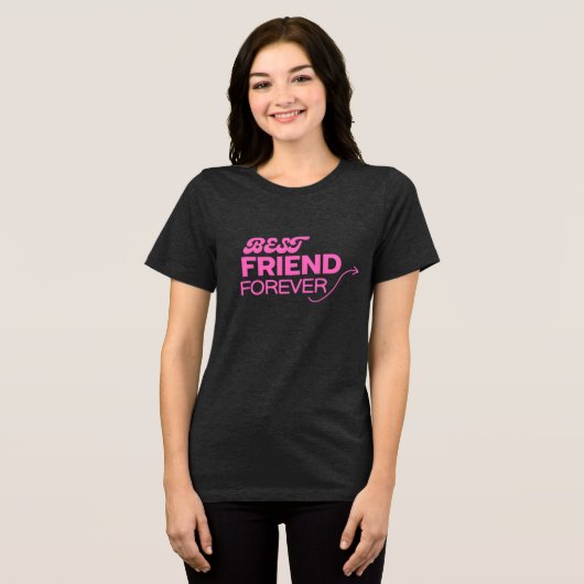 T-shirt En Tri-matière T-shirt Best Friends for Life (Recto plein)