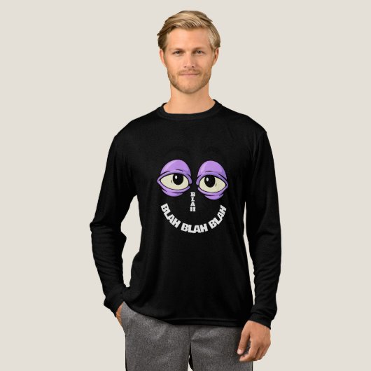T-shirt En Tri-matière T-shirt Blah Mood (Recto complet)