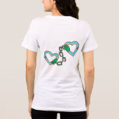 T-shirt En Tri-matière T-shirt blanc valentine's jour pour cadeau (Verso)