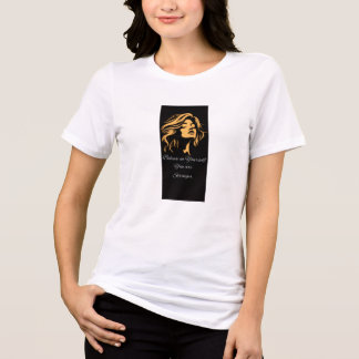 T-shirt En Tri-matière T Shirt Bleieve In yourself you are stronger