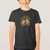 T-shirt En Tri-matière T-shirt Boys Bells Gold Christmas (Recto)