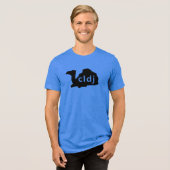 T-shirt En Tri-matière T-shirt Camel Tri-Blend Unisex (Recto plein)