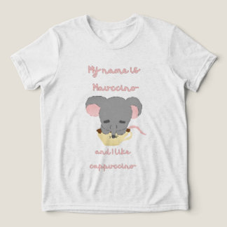 T-shirt En Tri-matière T-shirt Cappuccino à la Souris