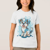 T-shirt En Tri-matière T-shirt chiot (Recto)