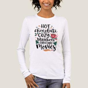 T-shirt En Tri-matière T-Shirt-Chocolat Chaud & Ambiance Cosy de Noël