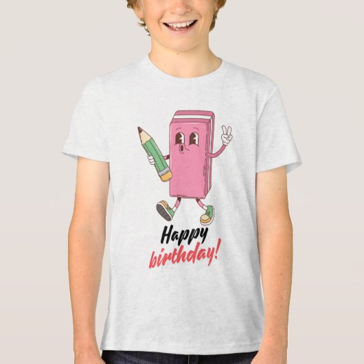 T-shirt En Tri-matière T-shirt d'anniversaire (Recto)