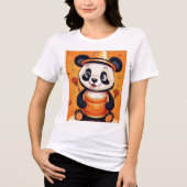 T-shirt En Tri-matière "T-shirt de la fête du Panda" (Recto)