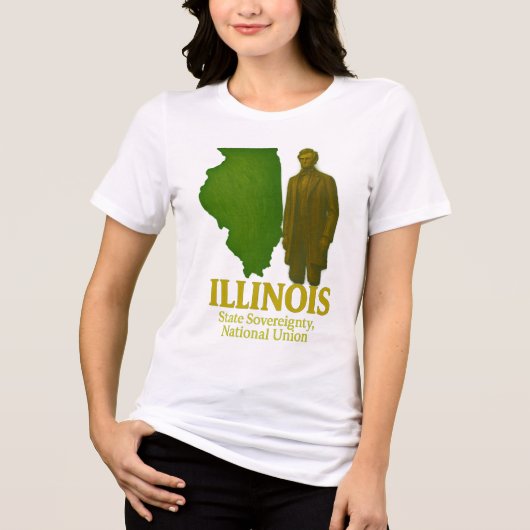 T-shirt En Tri-matière T-shirt de l'Illinois State Art... (Recto)