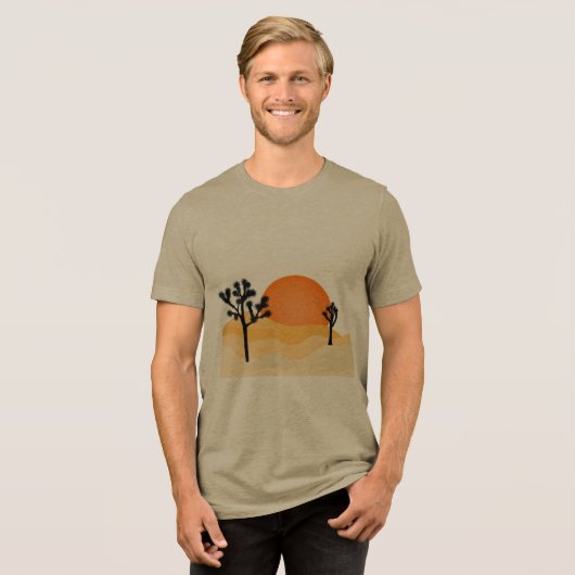 T-shirt En Tri-matière T-shirt Desert Scene (Recto plein)