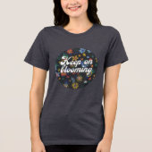 T-shirt En Tri-matière t-shirt design fleuri- garder en fleur (Recto)