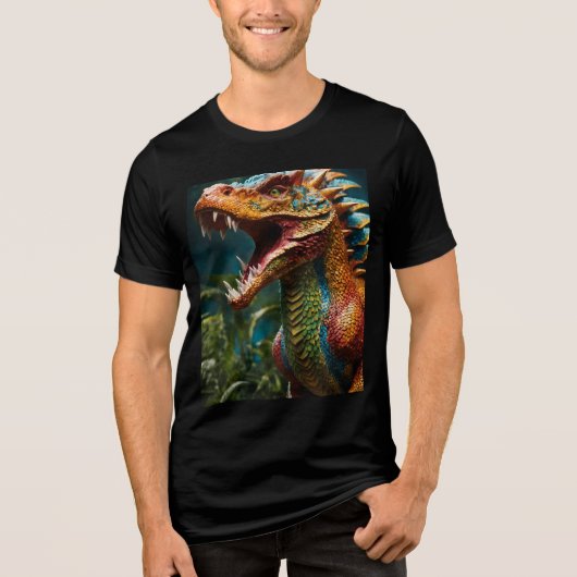 T-shirt En Tri-matière T-Shirt Dragon De Fierce - Libérez Votre Intérieur (Recto)