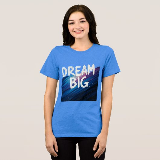 T-shirt En Tri-matière T-shirt Dream big Theme (Recto plein)