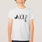 T-shirt En Tri-matière T-shirt du logo graphique Wolf (Recto)