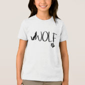 T-shirt En Tri-matière T-shirt du logo graphique Wolf (Recto)