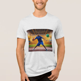 T-shirt En Tri-matière "T-Shirt en coton masculin classique" "Tee en gras