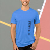 T-shirt En Tri-matière T-Shirt en noir de texte personnalisé