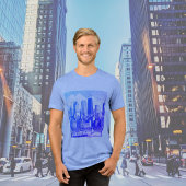 T-shirt En Tri-matière T-Shirt en T-Shirt bleu CHICAGO