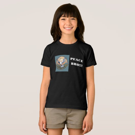 T-shirt En Tri-matière T-shirt enfant avec symbole de paix (Recto plein)