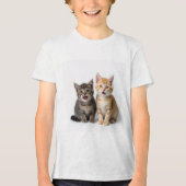 T-shirt En Tri-matière t-shirt enfant chats bébé (Recto)