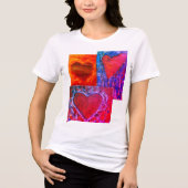 T-shirt En Tri-matière T-shirt Enfants Coeurs multiples (Recto)