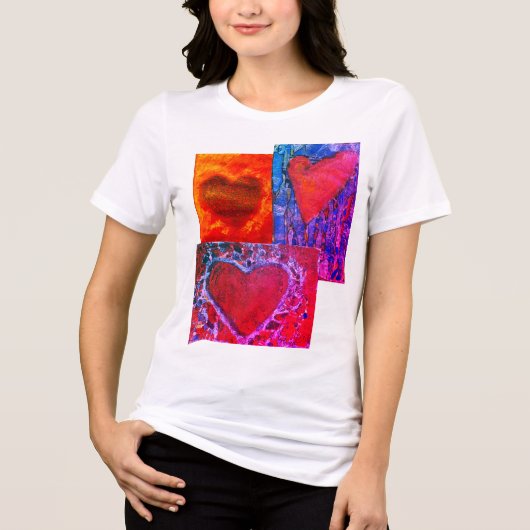T-shirt En Tri-matière T-shirt Enfants Coeurs multiples (Recto)