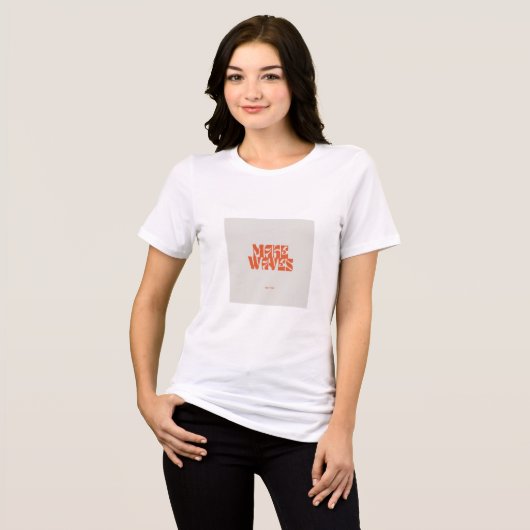 T-shirt En Tri-matière T-Shirt Fabriquer Des Vagues (Recto plein)