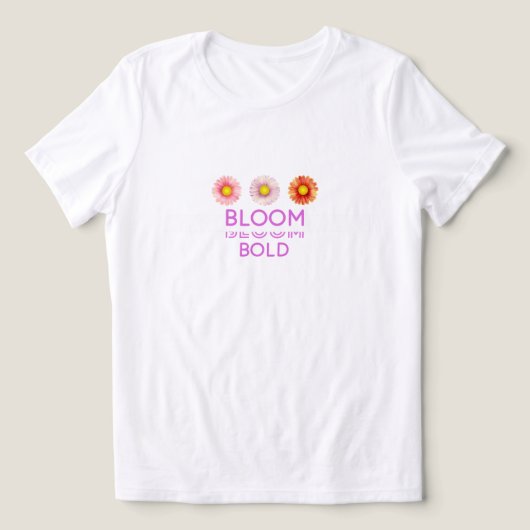 T-shirt En Tri-matière T-shirt Femme Bloom Bold (Design Recto)