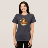 T-shirt En Tri-matière T-shirt femme Gold Santa Hat (Recto plein)