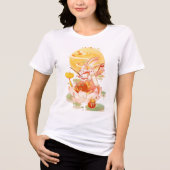 T-shirt En Tri-matière T-shirt femme Golden Moon Harmony (Recto)