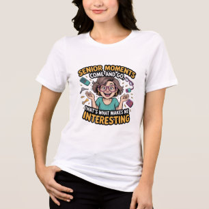 T-shirt En Tri-matière T-shirt femme Humour de la vieillesse