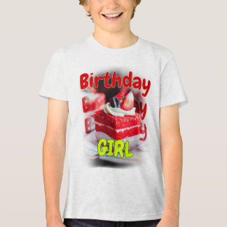 T-shirt En Tri-matière T-shirt fille anniversaire