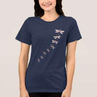 T-shirt En Tri-matière T-shirt filles dragonfly roses