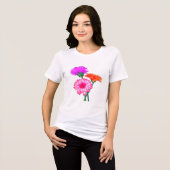 T-shirt En Tri-matière T-shirt Gerbera Daisies (Recto plein)