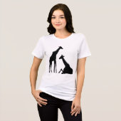 T-shirt En Tri-matière t-shirt giraff cool design giraff sauvage (Recto plein)