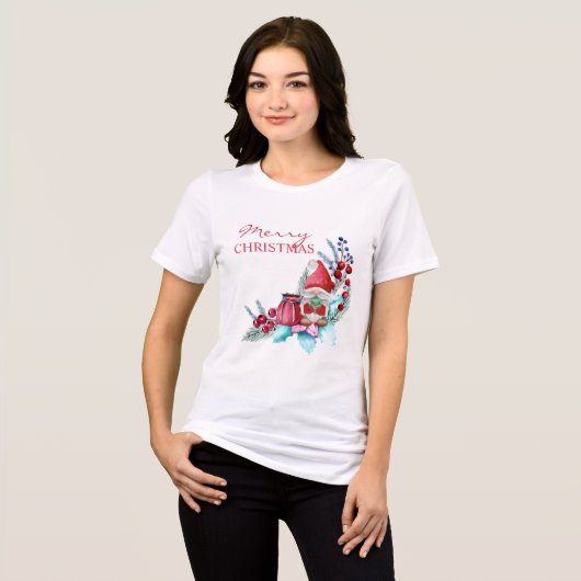 T-shirt En Tri-matière T-shirt Gnome With Christmas Tree (Recto plein)