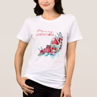 T-shirt Gnome With Christmas Tree