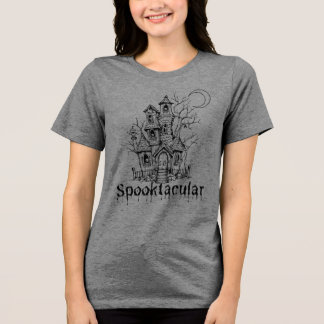 T-shirt En Tri-matière T-shirt graphique Halloween Haunted House