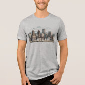 T-shirt En Tri-matière T-shirt graphique Skyline Portland (Recto)