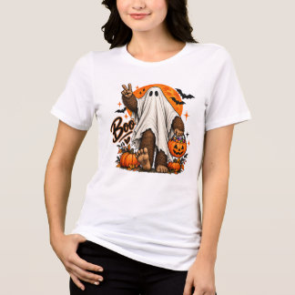 T-shirt En Tri-matière T‑Shirt Halloween Bigfoot Fantôme