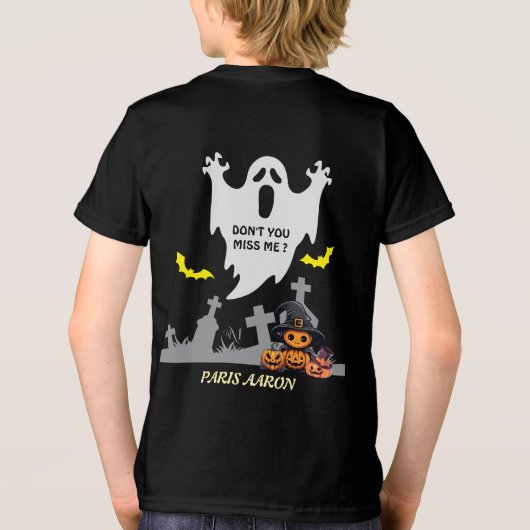 T-shirt En Tri-matière T-Shirt :  HALLOWEEN Boo-Treat #1 (Verso)