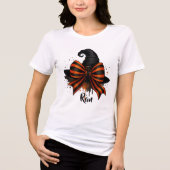 T-shirt En Tri-matière T-shirt Halloween Halloween Hausse papillon (Recto)