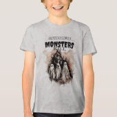 T-shirt En Tri-matière T-shirt Haunted Halloween Monster Ball (Recto)