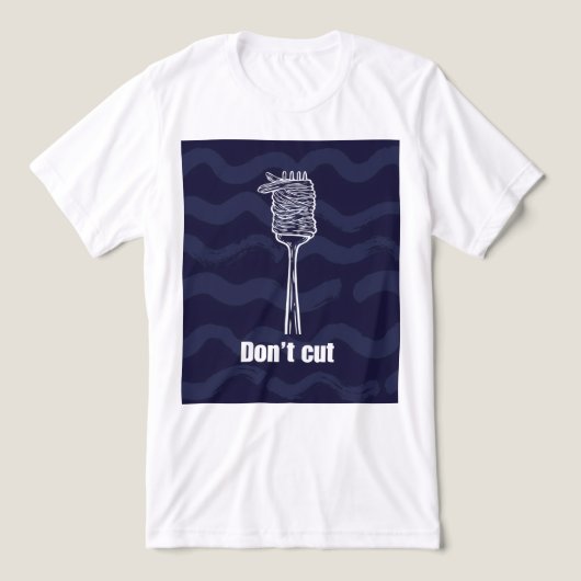 T-shirt En Tri-matière T-shirt homme - Don’t Cut – Humour foodie italien (Design Recto)