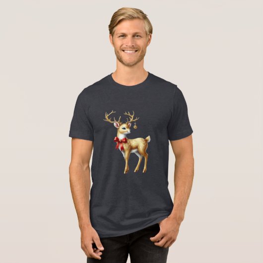 T-shirt En Tri-matière T-shirt homme Gold Reindeer (Recto plein)