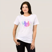 T-shirt En Tri-matière T-shirt Imaginaire Duo Silhouette - Mystical Paste (Recto plein)